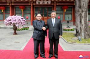 Xi Jinping and N. Korea's Kim Jong Un meet in China.jpg Xi Jinping and N. Korea's Kim Jong Un meet in China.jpg