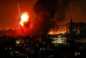 Wave of Israeli strikes hit Gaza after rocket barrage, toddler killed.jpg Wave of Israeli strikes hit Gaza after rocket barrage, toddler killed.jpg