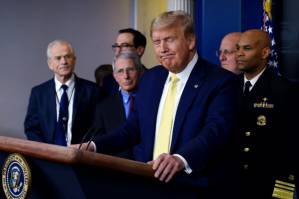 Trump feels the heat as coronavirus stalks US.jpg Trump feels the heat as coronavirus stalks US.jpg