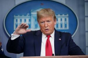 Trump declares coronavirus fight close to end, but cases rise.jpg Trump declares coronavirus fight close to end, but cases rise.jpg