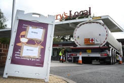 British soldiers to deliver fuel to ease supply crisis