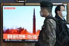North Korea fires second suspected missile in less than a week.jpg North Korea fires second suspected missile in less than a week.jpg