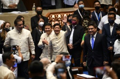 Philippine President Marcos Jr praises rule of dictator father