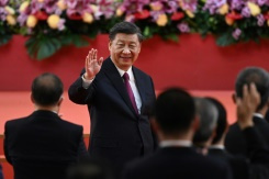 Xi hails China's rule over Hong Kong at handover anniversary.jpg Xi hails China's rule over Hong Kong at handover anniversary.jpg