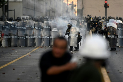 Fresh clashes in Lima as president seeks.jpg Fresh clashes in Lima as president seeks.jpg