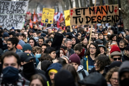 French protests against Macron's pension reform gather momentum.jpg French protests against Macron's pension reform gather momentum.jpg