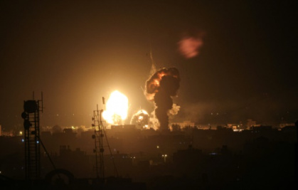 Gaza cross-border fire after Palestinian hunger striker dies.jpg Gaza cross-border fire after Palestinian hunger striker dies.jpg
