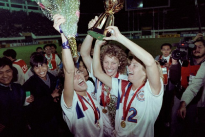 Women's World Cup started out with shorter games, outsized kits.jpg Women's World Cup started out with shorter games, outsized kits.jpg