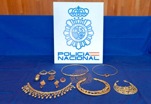 Spain seizes ancient gold jewellery stolen from Ukraine