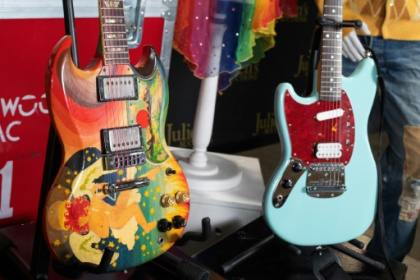 Guitars owned by Clapton, Cobain hit auction block.jpg