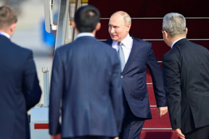 Putin in China to meet 'dear friend' Xi.jpg Putin in China to meet 'dear friend' Xi.jpg