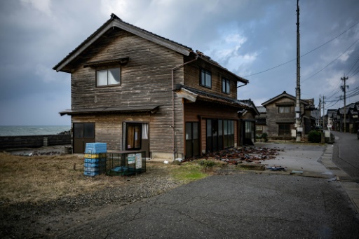 Still standing: unique houses survive quake in Japan village