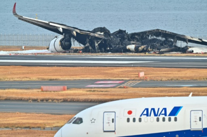 Japan investigators probe conflicting reports on fiery Tokyo crash.jpg Japan investigators probe conflicting reports on fiery Tokyo crash.jpg