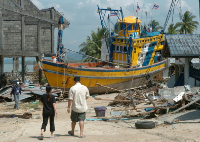 The tsunami devastated communities around the Indian Ocean