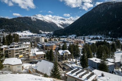 The Swiss Alpine resort hosts the World Economic Forum every winter