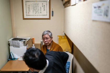 Teruko Nakazawa once intervened in a knife fight between an ex-offender and their mother