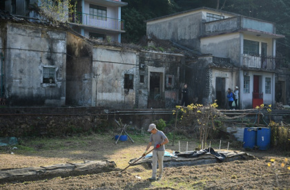 The seaside village was once home to Hakka people from southern China but was mostly abandoned in recent decades