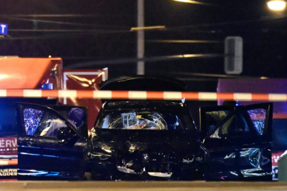 A car rammed into a crowd at a Christmas market in Magdeburg on December 21