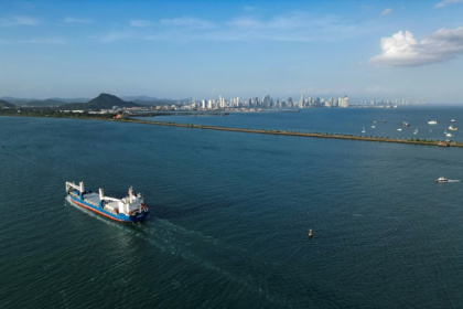 Around 40 percent of US container traffic passes through the Panama Canal