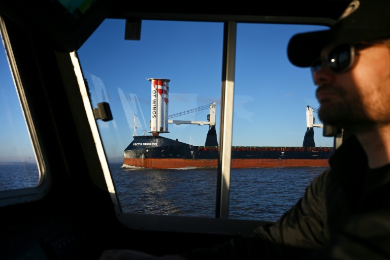 Wind-powered mast to cut emissions sets sail to Canada