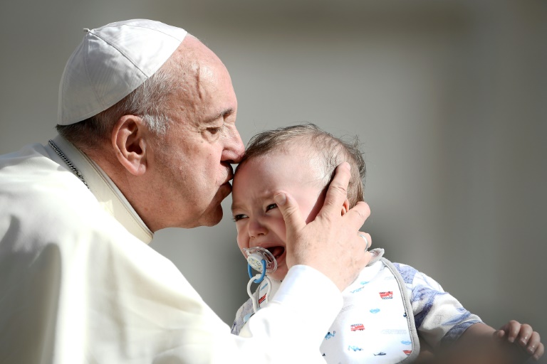 Pope marks 12 years in job in hospital - with cake - but future uncertain