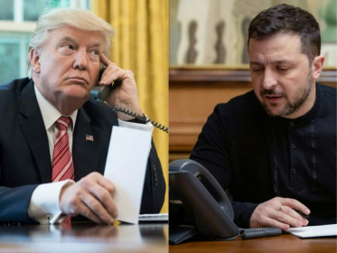 Ukraine's Volodymyr Zelensky was hearing details of US President Donald Trump's call with Russia's Vladimir Putin