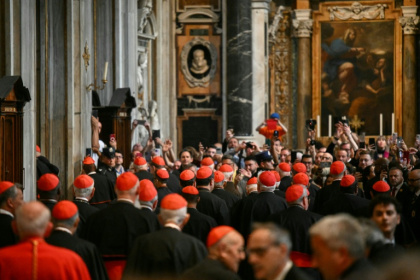 The Church's 252 cardinals were recalled to Rome following the death of Pope Francis - Alberto PIZZOLI The Church's 252 cardinals were recalled to Rome following the death of Pope Francis - Alberto PIZZOLI