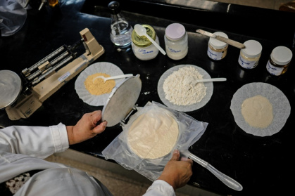 The laboratory developed tortilla contains probiotics -- live microorganisms found in yogurt and other fermented foods - Carl de Souza (AFP) The laboratory developed tortilla contains probiotics -- live microorganisms found in yogurt and other fermented foods - Carl de Souza (AFP)