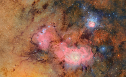 The Trifid Nebula and the Lagoon Nebula -- stellar nurseries within our Milky Way -- are seen in unprecedented detail - HANDOUT (AFP) The Trifid Nebula and the Lagoon Nebula -- stellar nurseries within our Milky Way -- are seen in unprecedented detail - HANDOUT (AFP)