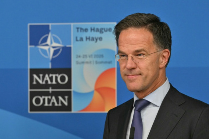 Rutte has been keen to keep Trump on board - NICOLAS TUCAT (AFP) Rutte has been keen to keep Trump on board - NICOLAS TUCAT (AFP)