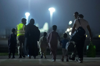 Some 900 Afghans and 3,600 family members have so far been brought to Britain under the scheme - Justin TALLIS (AFP) Some 900 Afghans and 3,600 family members have so far been brought to Britain under the scheme - Justin TALLIS (AFP)