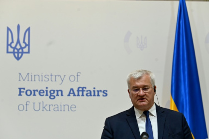 Ukraine's Foreign minister Andriy Sybiga tells AFP that an anti-graft law that set off angry protests is being 'fixed' before a vote Thursday - Sergei SUPINSKY (AFP) Ukraine's Foreign minister Andriy Sybiga tells AFP that an anti-graft law that set off angry protests is being 'fixed' before a vote Thursday - Sergei SUPINSKY (AFP)