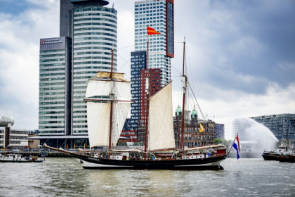 The Oosterschelde arrived home after a two-year voyage - Robin Utrecht (AFP) The Oosterschelde arrived home after a two-year voyage - Robin Utrecht (AFP)