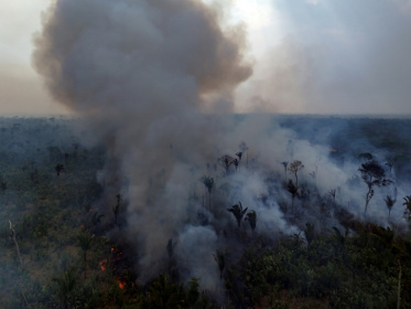 Aerial view of a fire in the Amazon rainforest near the northern Brazilian city of Labrea on September 4, 2024 - MICHAEL DANTAS (AFP) Aerial view of a fire in the Amazon rainforest near the northern Brazilian city of Labrea on September 4, 2024 - MICHAEL DANTAS (AFP)
