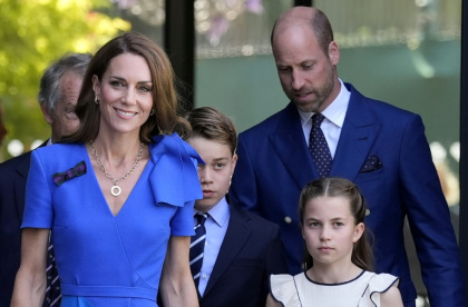 William and Catherine's three children George, 12, Charlotte, 10, and Louis, seven, all attend school close to their home at Windsor, west of London - Ben STANSALL (AFP) William and Catherine's three children George, 12, Charlotte, 10, and Louis, seven, all attend school close to their home at Windsor, west of London - Ben STANSALL (AFP)