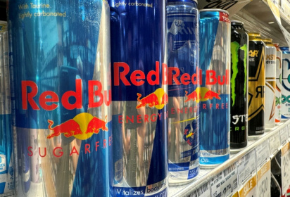 Up to a third of 13- to 16-year-olds in England are believed to consume energy drinks, some of which contain more caffeine than two cups of coffee, the government says - JUSTIN SULLIVAN (AFP)