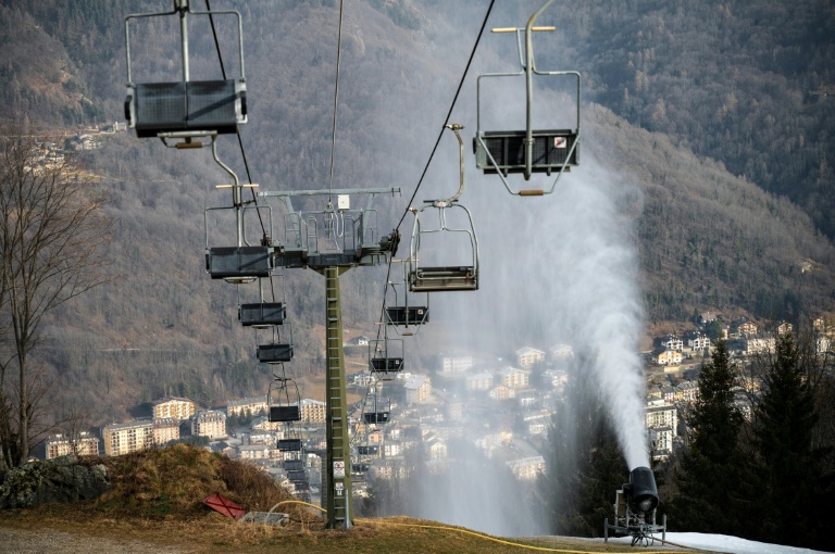 Winter Olympics: high in the Alps, artificial snow will still play role Winter Olympics: high in the Alps, artificial snow will still play role