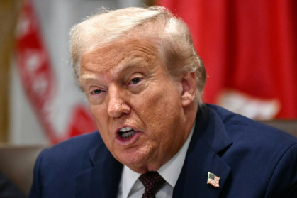 US President Donald Trump speaks during a cabinet meeting in the Cabinet Room of the White House in Washington, DC on August 26, 2025 - Mandel NGAN (AFP)