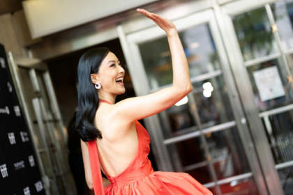 Chinese-US actress Fala Chen co-stars in 'Ballad of a Small Player' - VALERIE MACON (AFP) Chinese-US actress Fala Chen co-stars in 'Ballad of a Small Player' - VALERIE MACON (AFP)