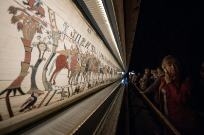 The Bayeux Tapestry tells the story of the 11th century Norman conquest of England - LOIC VENANCE (AFP) The Bayeux Tapestry tells the story of the 11th century Norman conquest of England - LOIC VENANCE (AFP)