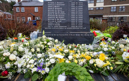 The Bloody Sunday memorial marks one of the bloodiest events of the Troubles - Paul FAITH (AFP) The Bloody Sunday memorial marks one of the bloodiest events of the Troubles - Paul FAITH (AFP)