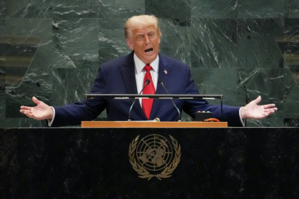 US President Donald Trump gave a blistering speech during his first appearance at the United Nations General Assembly since returning to power - TIMOTHY A. CLARY (AFP) US President Donald Trump gave a blistering speech during his first appearance at the United Nations General Assembly since returning to power - TIMOTHY A. CLARY (AFP)
