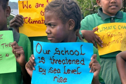 Small island states are especially vulnerable to rising sea levels, one impact of global warming - Hilaire Bule (AFP) Small island states are especially vulnerable to rising sea levels, one impact of global warming - Hilaire Bule (AFP)