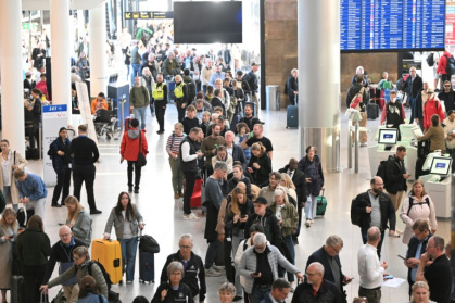 The latest incidents come days after police said several large drones flew over Copenhagen airport - Sergei GAPON (AFP) The latest incidents come days after police said several large drones flew over Copenhagen airport - Sergei GAPON (AFP)