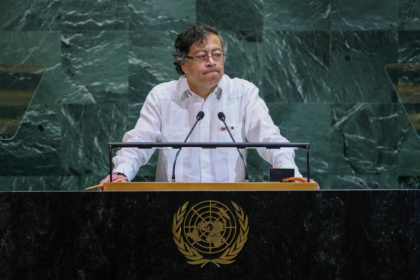 Colombian president Gustavo Petro speaks at the United Nations General Assembly in New York City on September 23, 2025 - Leonardo MUNOZ (AFP) Colombian president Gustavo Petro speaks at the United Nations General Assembly in New York City on September 23, 2025 - Leonardo MUNOZ (AFP)