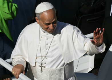 'The world needs free, rigorous and objective information,' said Pope Leo - Filippo MONTEFORTE (AFP)