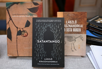 Krasznahorkai's first novel, 'Satantango', remains his best-known work - Jonathan Nackstrand (AFP) Krasznahorkai's first novel, 'Satantango', remains his best-known work - Jonathan Nackstrand (AFP)