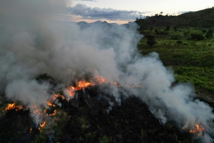 Field fires -- like this one in June 2025 in Sao Felix do Xingu, Para state, Brazil -- is a cheap way to clear pastures - Nelson ALMEIDA (AFP) Field fires -- like this one in June 2025 in Sao Felix do Xingu, Para state, Brazil -- is a cheap way to clear pastures - Nelson ALMEIDA (AFP)
