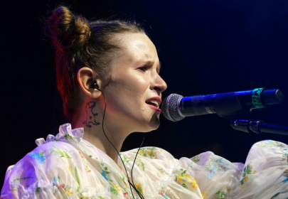 Self-exiled singer Monetochka supports the Russian diaspora as well as those who cannot protest back home - JANEK SKARZYNSKI (AFP) Self-exiled singer Monetochka supports the Russian diaspora as well as those who cannot protest back home - JANEK SKARZYNSKI (AFP)