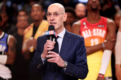 NBA commissioner Adam Silver says he expects WNBA players will receive a "big" salary increase in their next collective bargaining agreement - Tim Nwachukwu (AFP) NBA commissioner Adam Silver says he expects WNBA players will receive a "big" salary increase in their next collective bargaining agreement - Tim Nwachukwu (AFP)